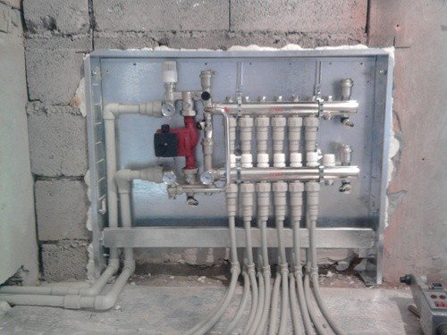 Коллектор для теплого пола: сбор и подключение насосно-смесительного узла (гребенки) к системе отопления