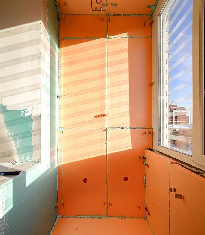 Утепление балкона пеноплексом - пошаговая инструкция