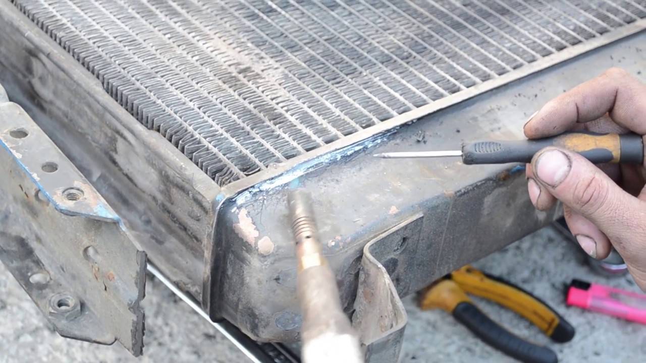 Радиатор алюминиевый как запаять: пошаговая инструкция и рекомендации