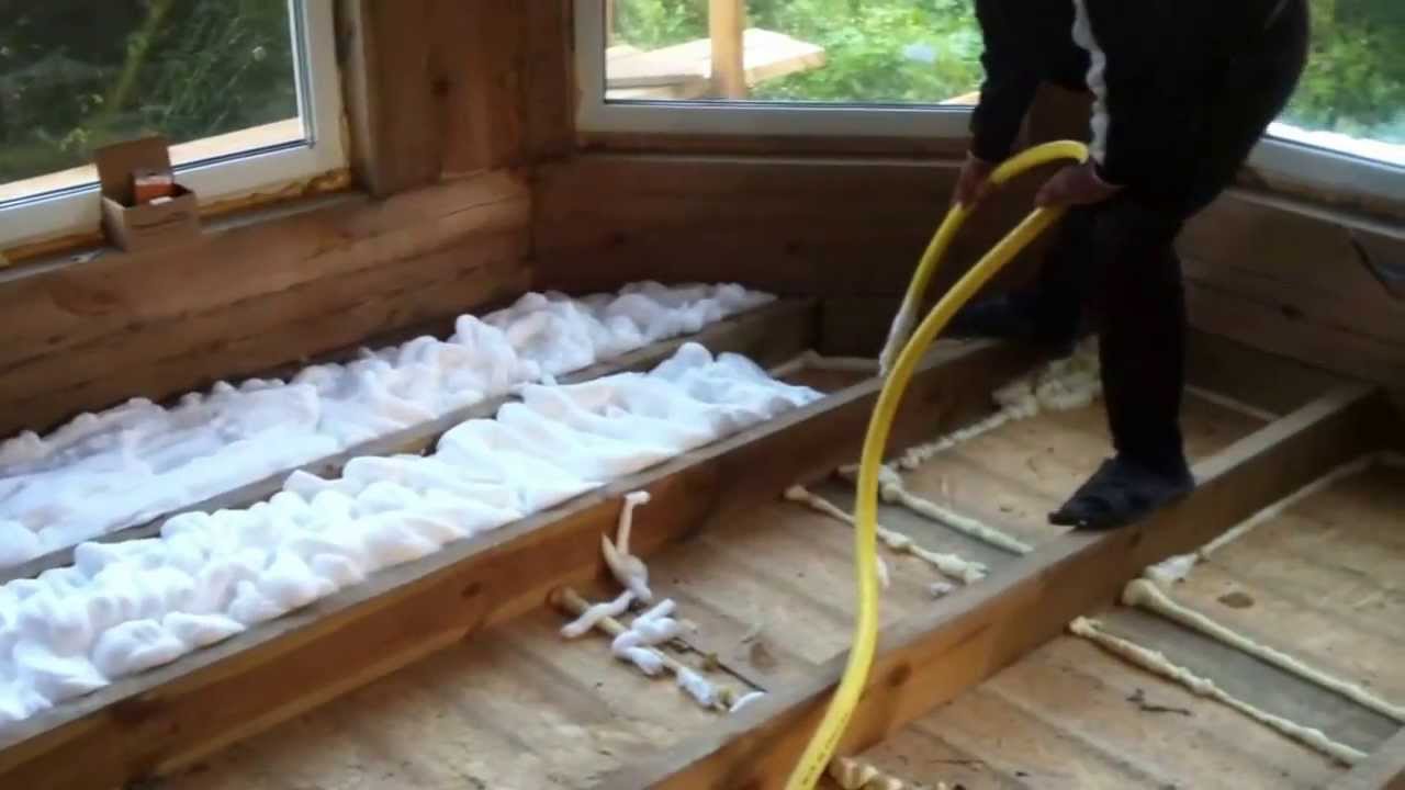Как утеплить подполье в деревянном доме своими руками