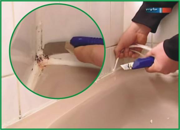 Способы удаления силиконовых герметиков с поверхностей ванной комнаты
