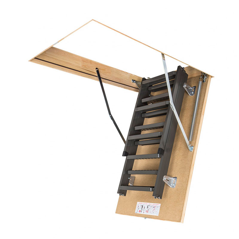 Утепленная чердачная лестница с люком: виды конструкций на чердак