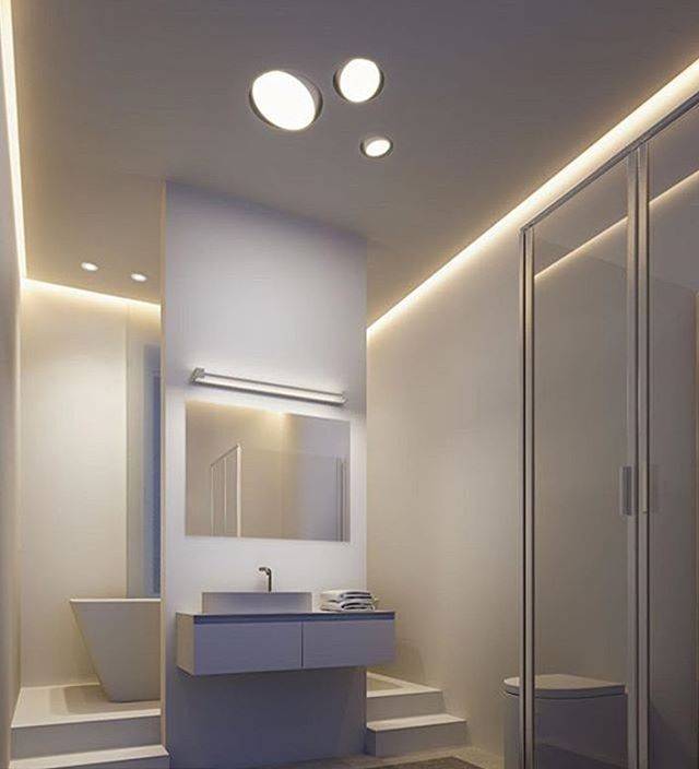 Светодиодное освещение в ванной комнате: как выбрать и установить светильники в санузле