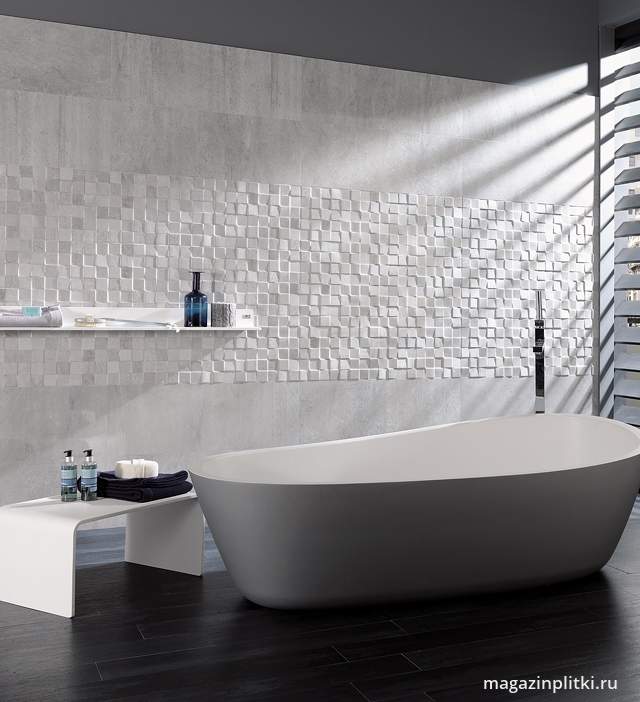 Модная плитка для ванной - 90 фото современных трендов оформления и дизайна