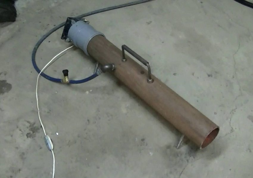 Тепловая газовая пушка своими руками, необходимые инструменты и материалы