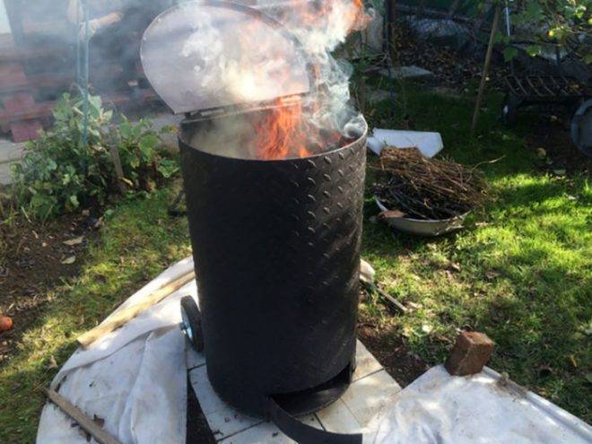 Печи для сжигания мусора своими руками: 2 варианта постройки