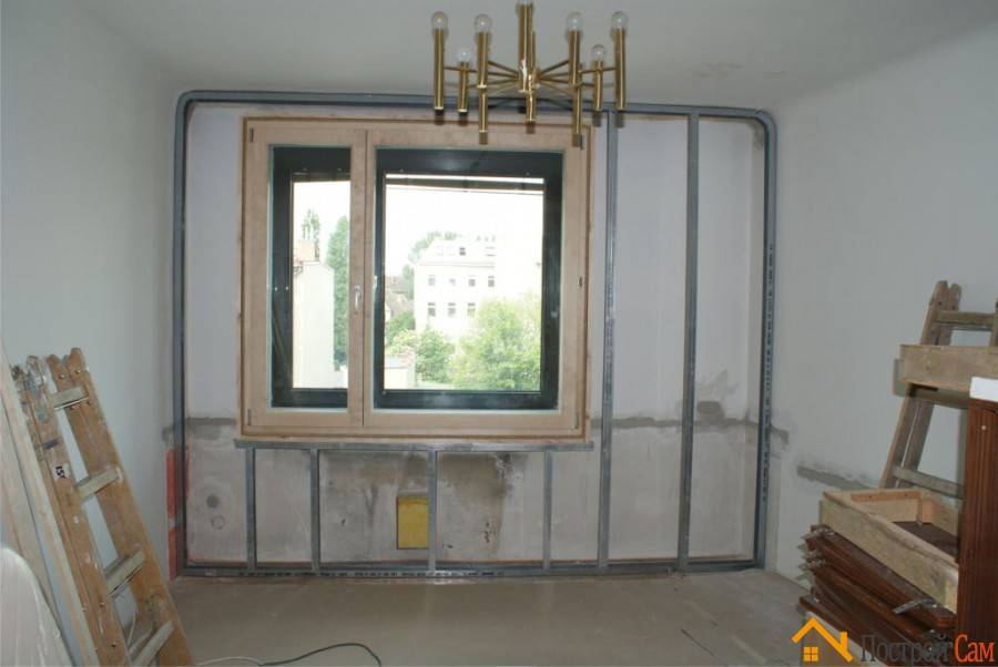 Утепление стен угловой квартиры в панельном доме изнутри, монтаж