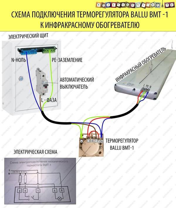 Инструкция по правильному подключению и использованию терморегулятора для инфракрасного обогревателя