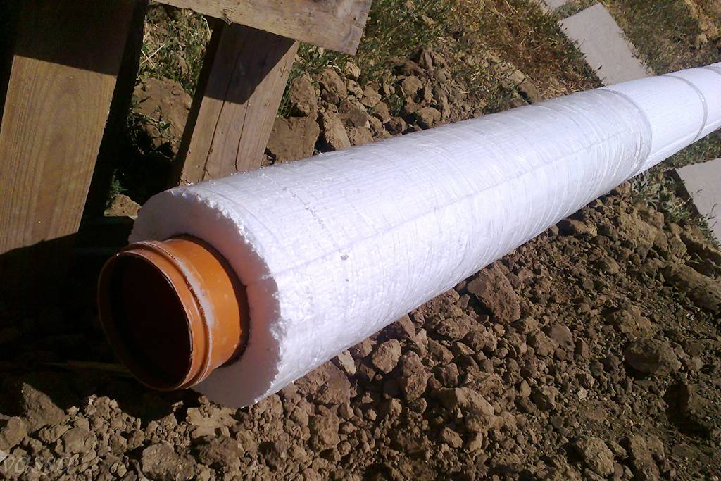 Утеплитель для канализационных труб в грунте – нужен ли он + видео