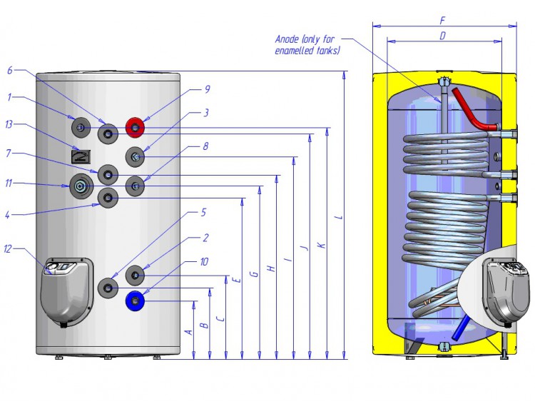 Бойлер косвенного нагрева – схема, принцип работы водонагревателя