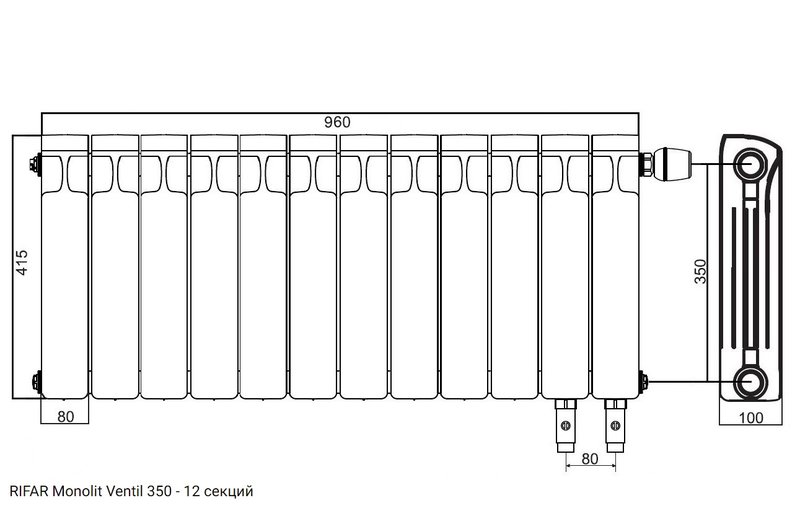 Радиатор для дома рифар монолит: конструкция батарей rifar monolit 500, виды и выбор биметаллических