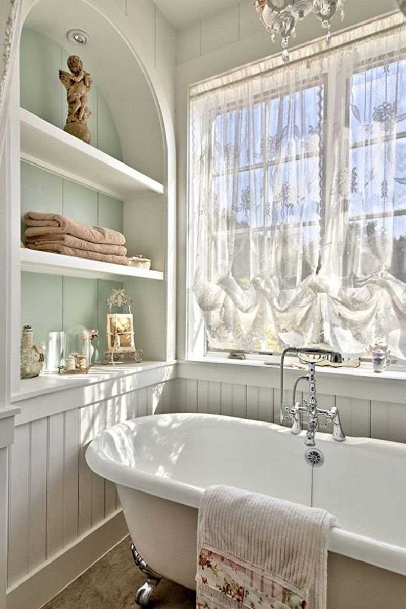 Ванная комната в стиле прованс: фото модных интерьеров