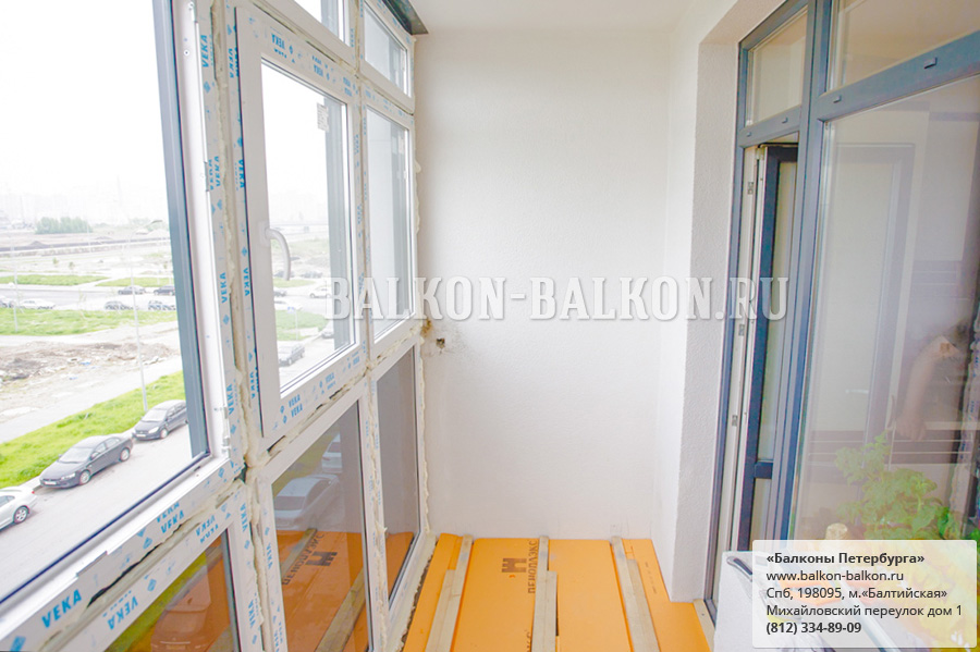Утепление балкона или лоджии с панорамным остеклением