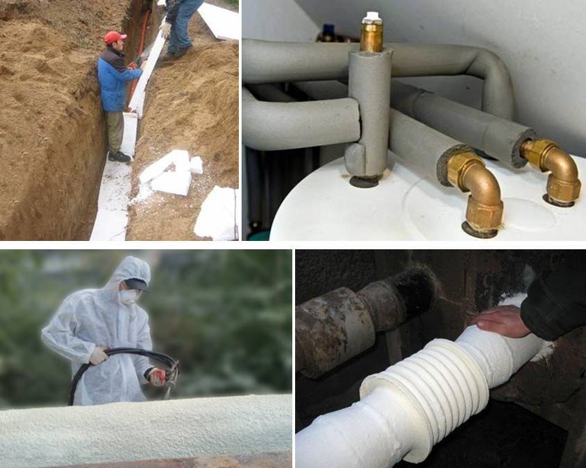 Как утеплить канализационные трубы в частном доме?
