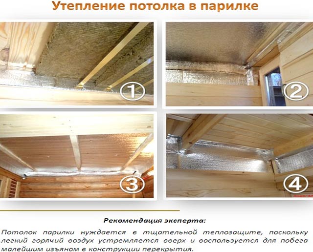 Как утеплить потолок чердака, какой материал лучше: насыпной, рулонный или плитный, подробное фото и видео