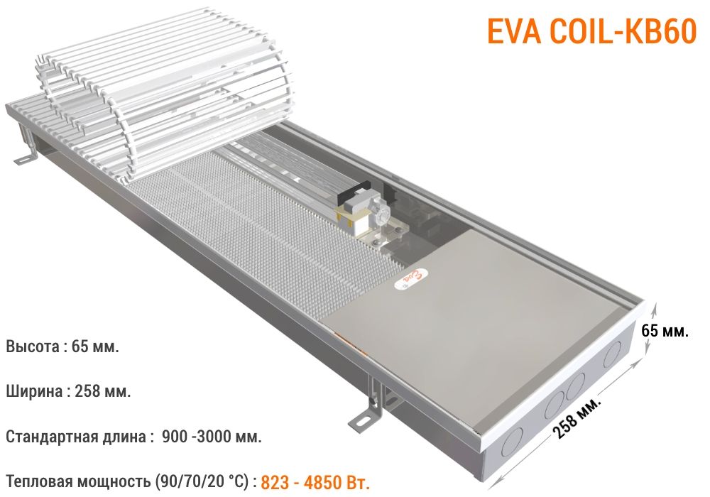 Конвекторы eva для водяных отопительных систем