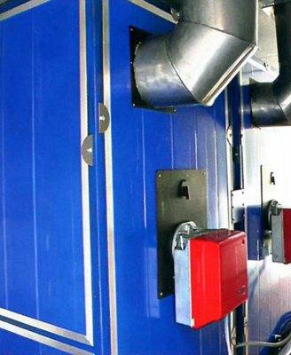 Газовые теплогенераторы для воздушного отопления производственных помещений и теплиц, изготовление и монтаж