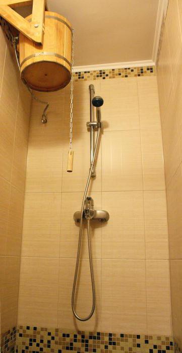 Как сделать душ в помывочной комнате