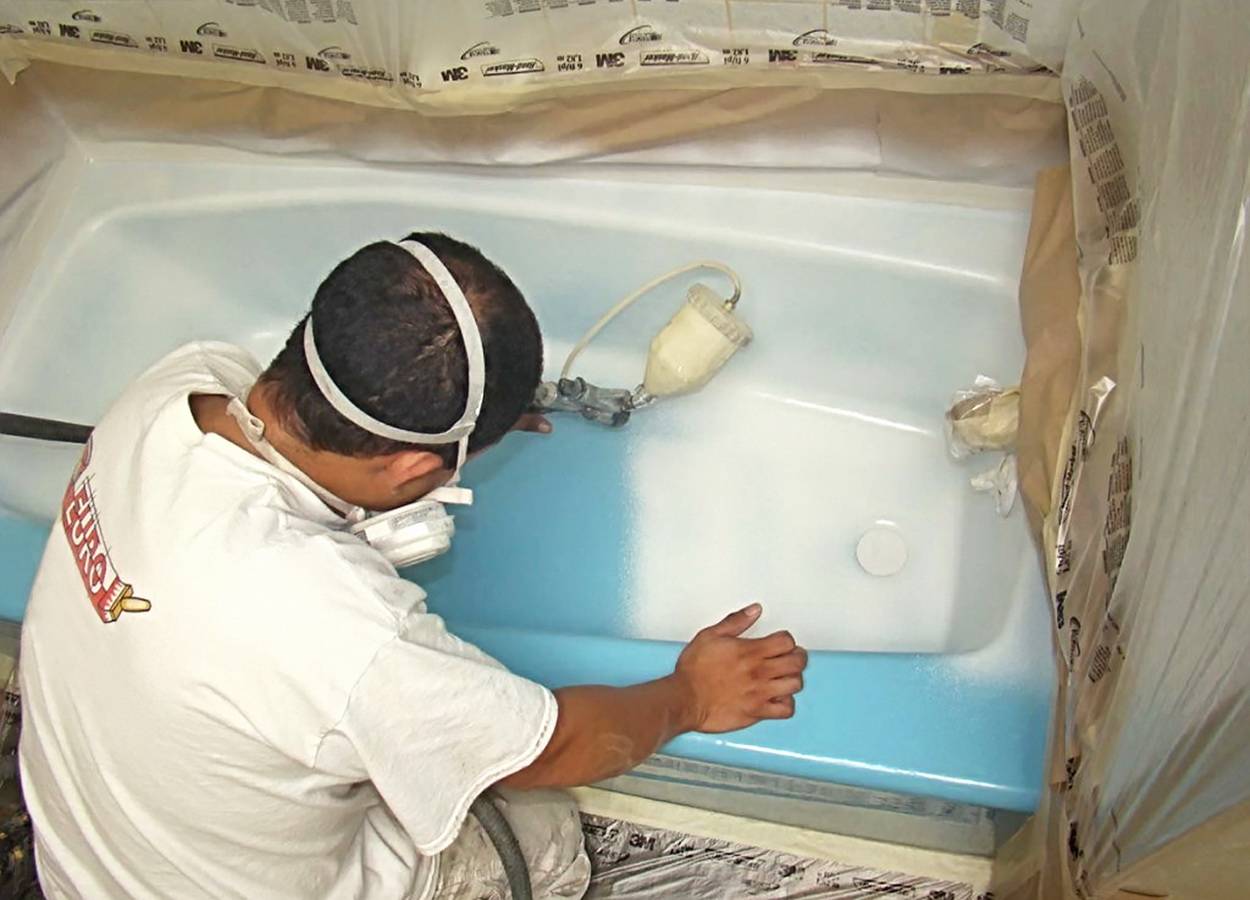 Реставрация чугунной ванны: выбор краски для эмали, восстановление и ремонт покрытия, как обновить домашних условиях - все способы