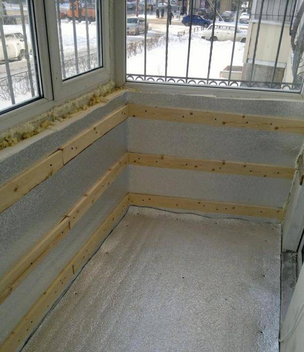 Утепление стен лоджии: теплоизоляция балкона изнутри, выбор нужного материала