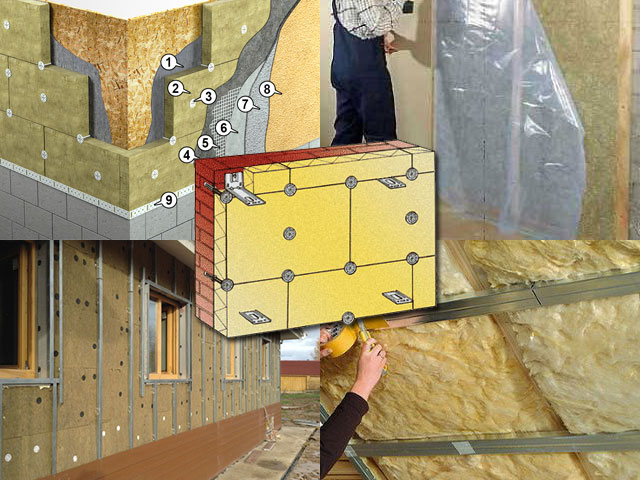 Утепление стен снаружи минватой под сайдинг и штукатурку: выбор минеральной ваты (базальтовая, эковата, каменная, стекловата и т.д), толщина и размеры материала, технология монтажа своими руками