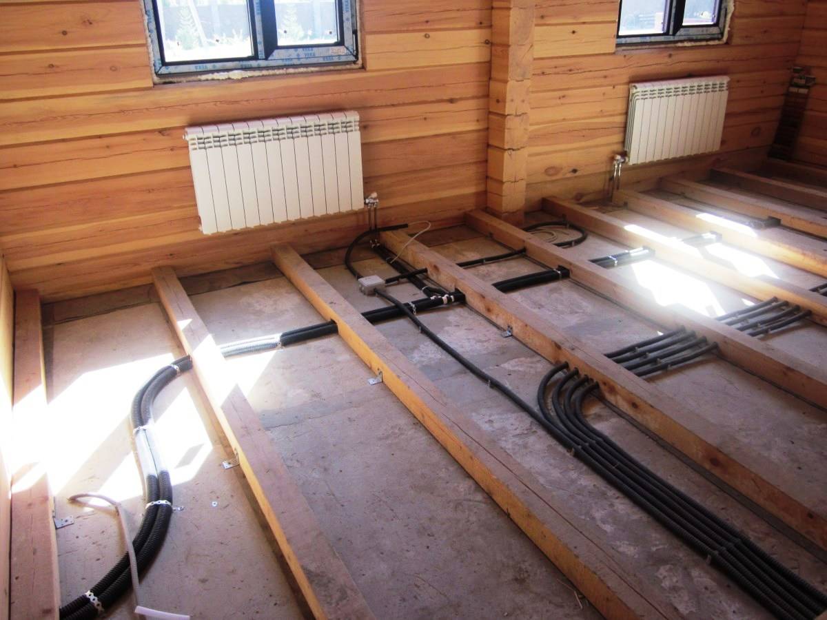 Отопление в деревянном доме: лучшие варианты и схемы монтажа обогрева, какое сделать в частном коттедже