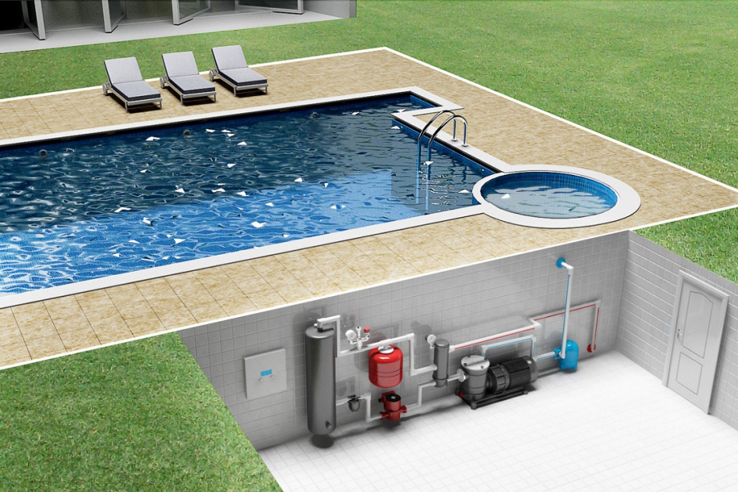 Насос для бассейна: тепловые и дренажные насосы для воды, их ремонт и установка, kripsol и другие бренды. где находится в бассейне?