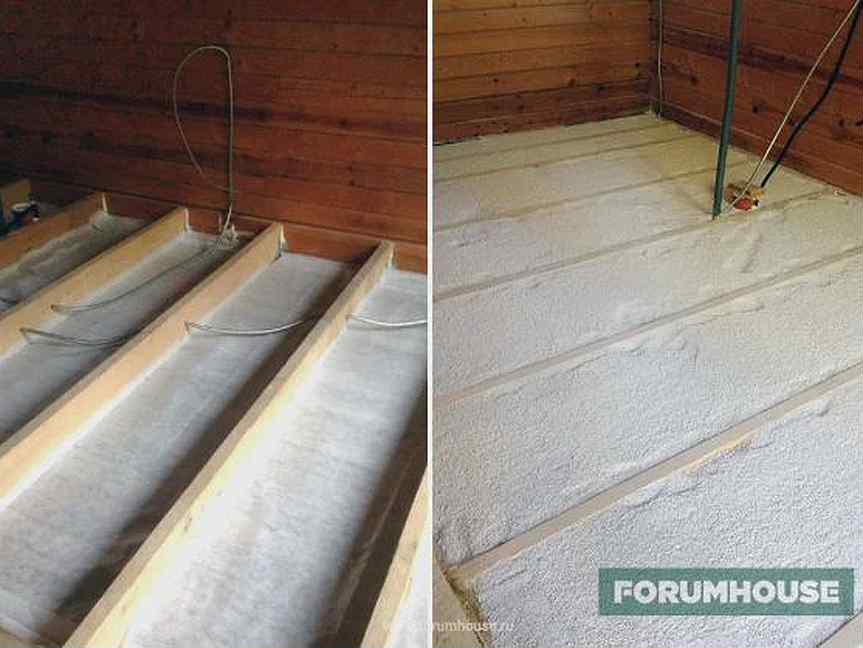 Водяной теплый пол в деревянном доме и с деревянными перекрытиями