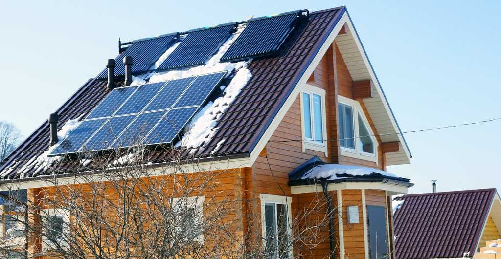 Выбор и монтаж солнечных батарей для отопления дома