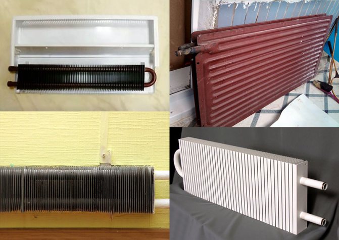 Низкие радиаторы отопления: алюминиевые, биметаллические, чугунные, стальные, медно-алюминиевые