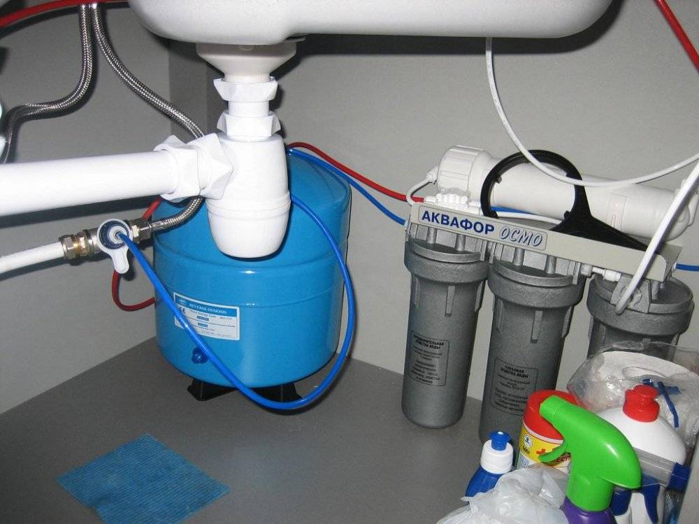 Как установить фильтр для воды?