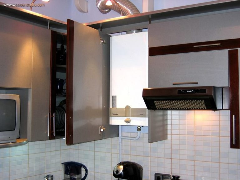 Как спрятать газовый котел на кухне: лучшие дизайнерские решения