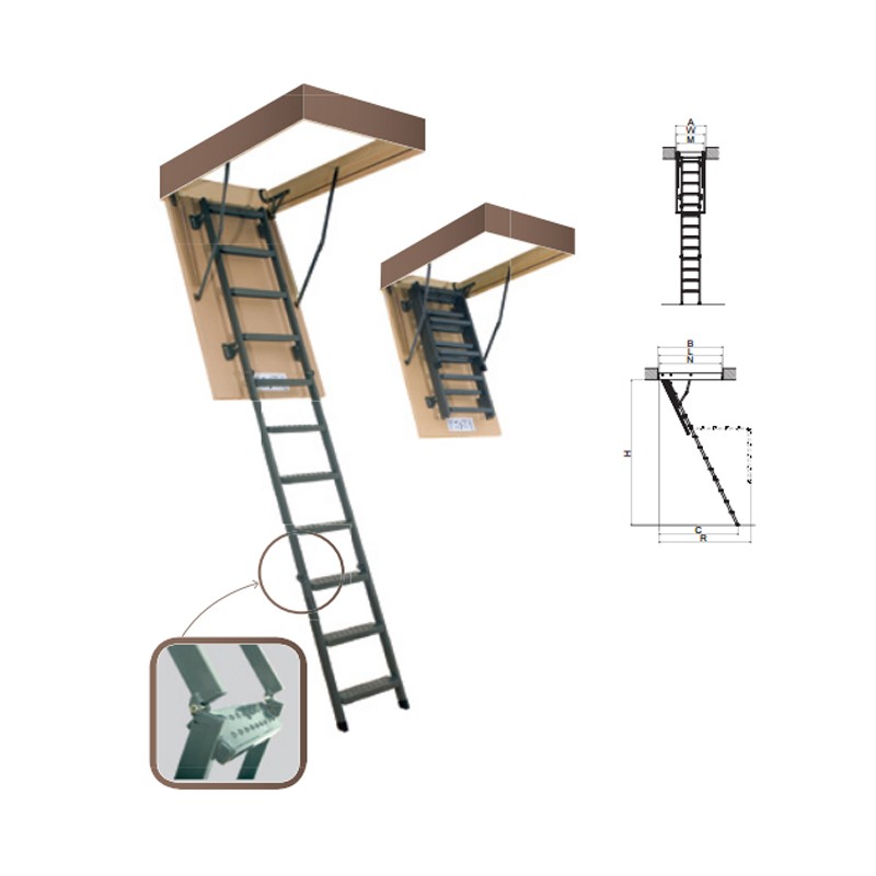 Чердачная лестница с люком: плюсы и минусы