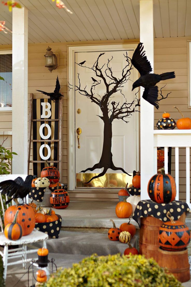 Украшения на хэллоуин своими руками (декорации дома)
