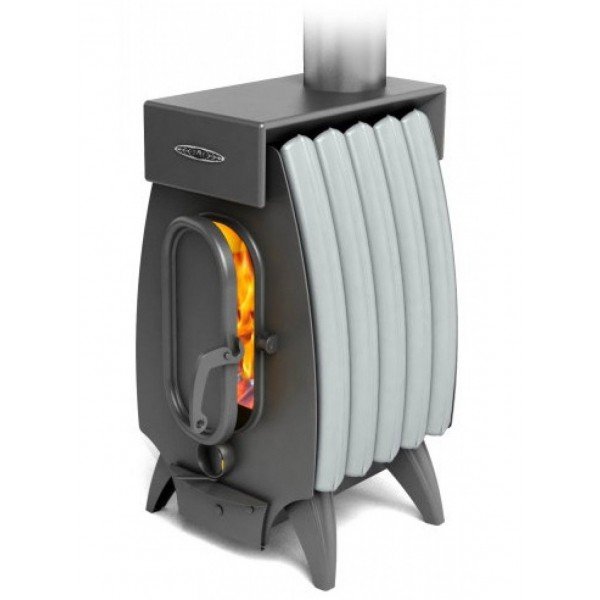 Огонь-батарея 7б (термофор) — отопительная дровяная печь для помещений до 150 куб.м с теплообменником для нагрева воды.