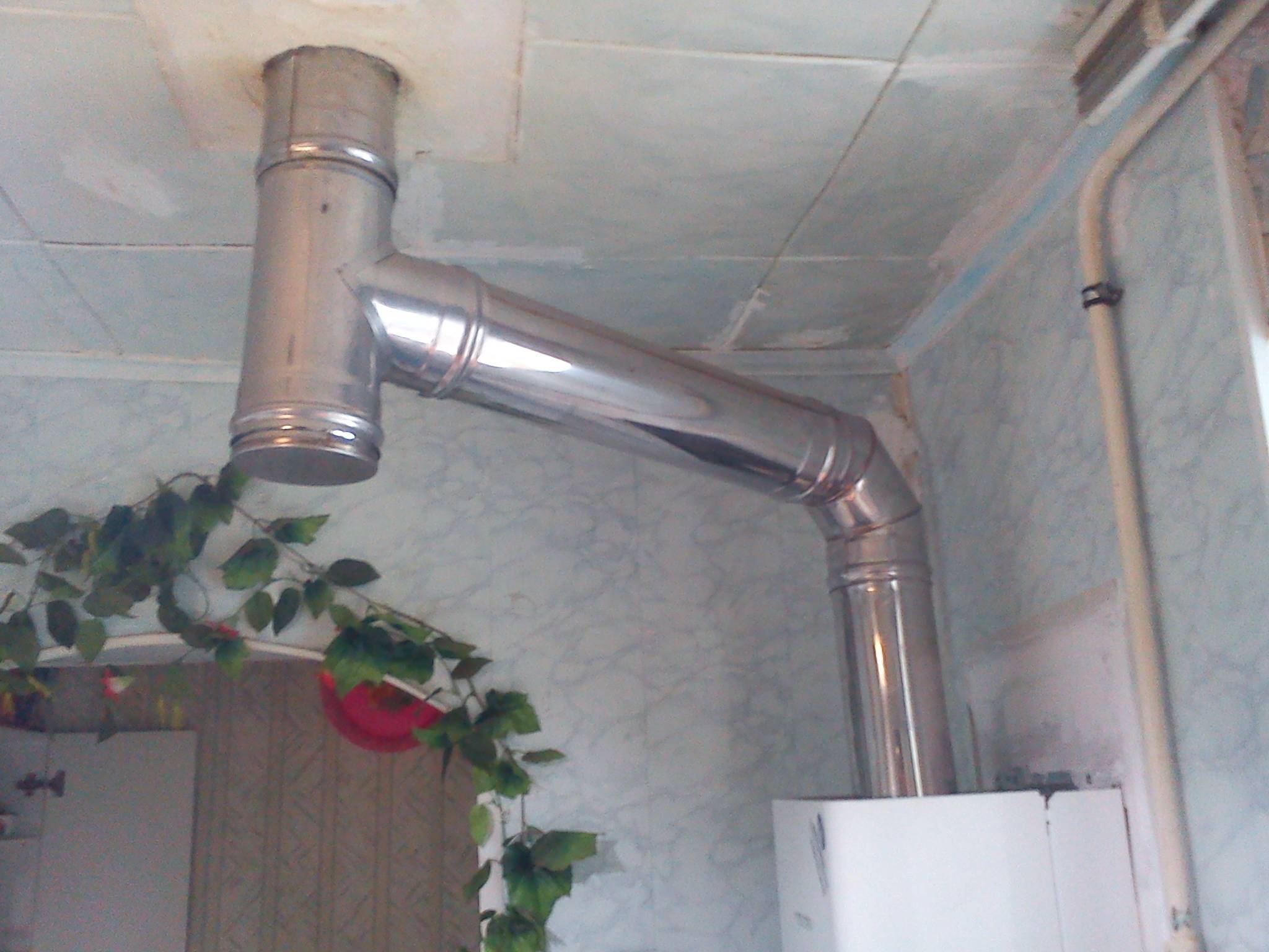 Дымоход для газовой колонки в частном доме и квартире