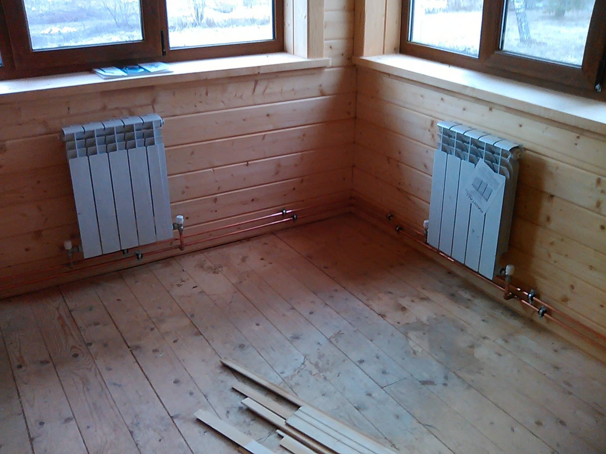 Отопление в деревянном доме