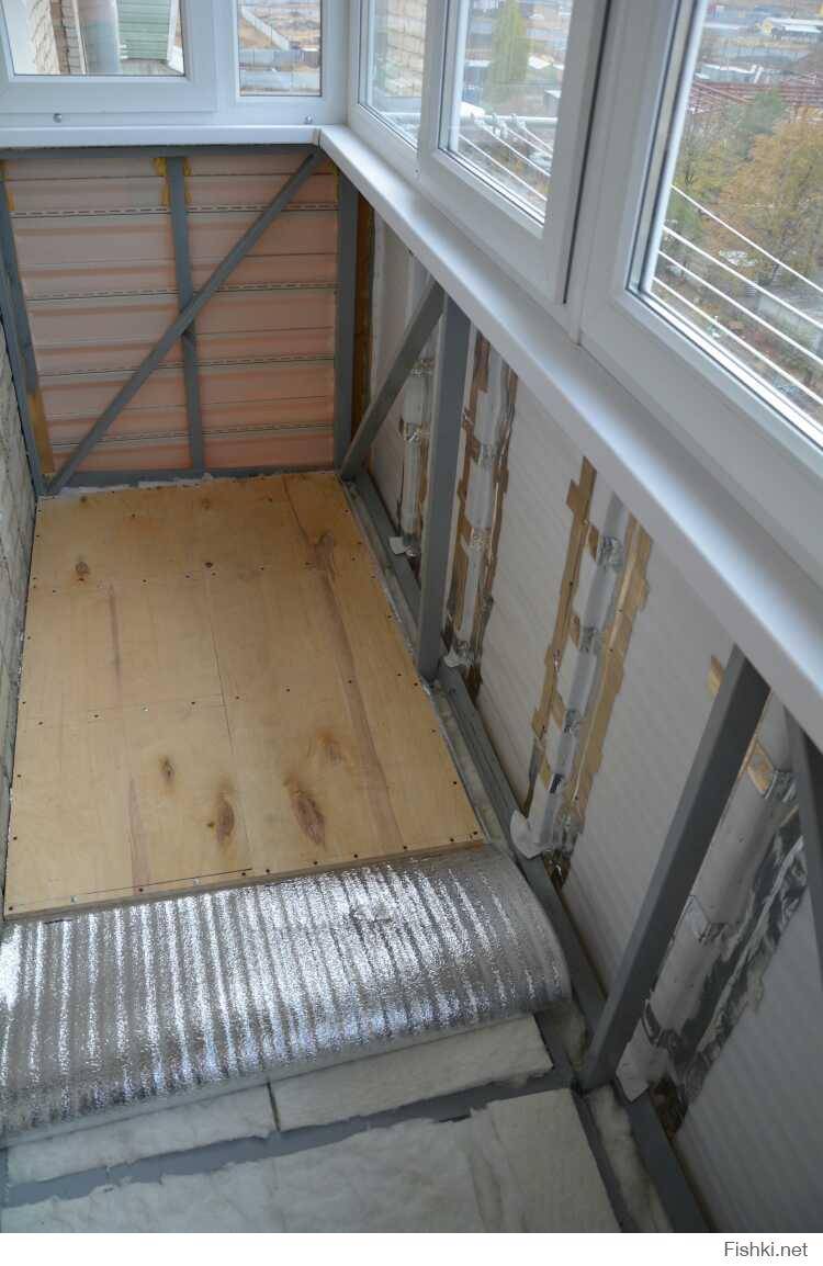 Утепление балкона изнутри пошаговая инструкция