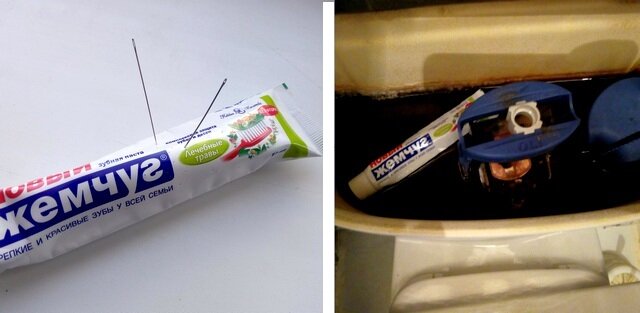 Секреты чистоты: для чего кладут зубную пасту в сливной бачок