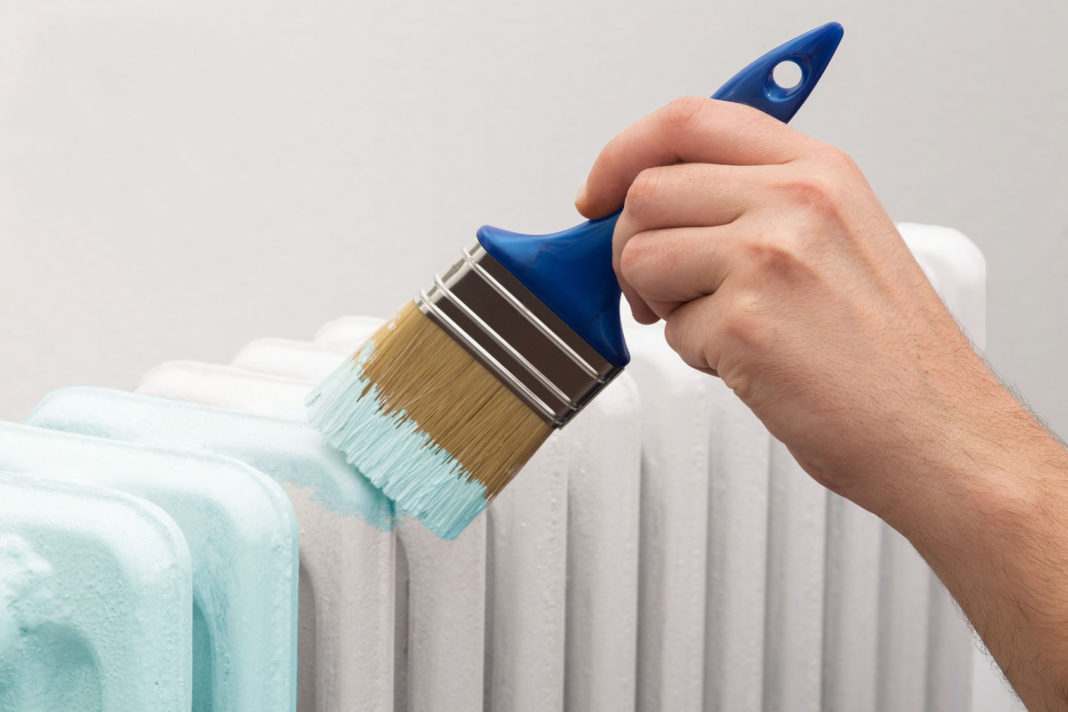 Краска для радиаторов отопления: какой красить отопительные приборы, чем покрасить, порошковая и акриловая, какая лучше