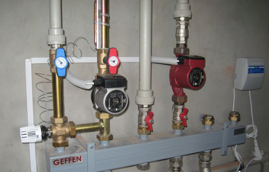 Схема установки насоса в систему отопления частного дома