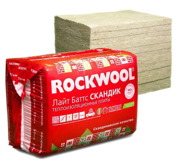 Минераловатные плиты rockwool «лайт баттс» для теплоизоляции