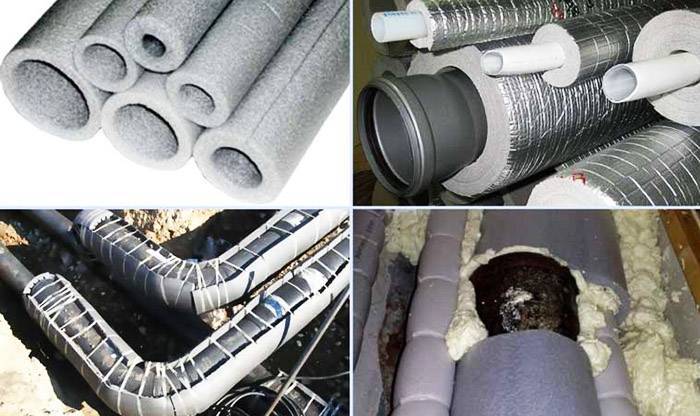 Утепление канализационных труб: материалы, чем и как утеплить
