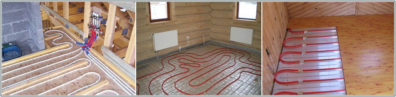 Теплый пол в деревянном доме: как сделать напольное покрытие без стяжки в частном доме и на даче, конструкция с перекрытиями